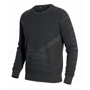 G-Star Raw Men's 3D Biker Regular-Fit Engineered-Knit Sweater  Black new L